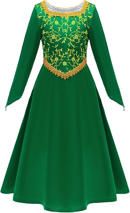 Fiona Green Medieval dress Shrek costume adult Large/extra large Dotsy's Entertainment Co. Fiona Green Medieval dress Shrek costume adult Large/extra large Dotsy's Entertainment Co.
