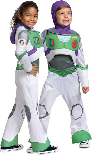 Disney Pixar Lightyear Buzz Space Ranger Costume for Kids, Official Disney Lightyear Costume Outfit, Child Size XS (3T-4T)