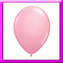 11" Pink Latex Balloon