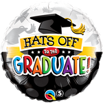 Hats Off To The Graduate 18" foil Balloon