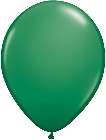 Green 11" Latex Balloon