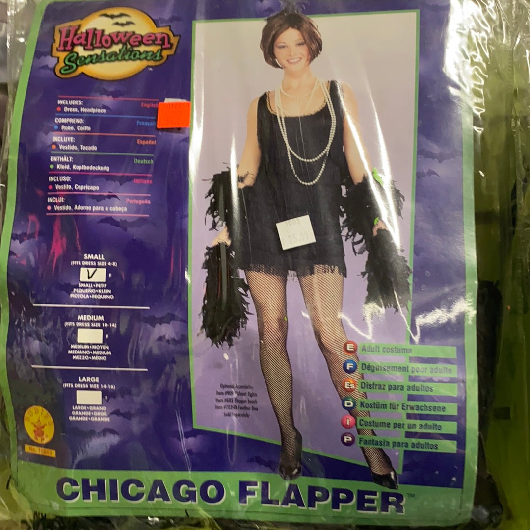 Flapper Girl Costume 1920 s Adult Small Dotsy s Entertainment Co