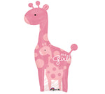 Its a Girl! Baby Giraffe Balloon