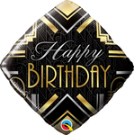 Happy Birthday 18" Square Foil Balloon