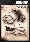 Wiser's Americana  Tattoo Pro Stencil