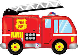 Betallic SuperShape Foil Balloon- Fire Truck 40“