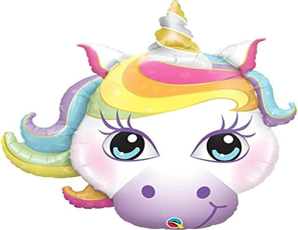 Qualatex 38“ Foil Balloon- Unicorn Head