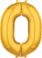 Anagram Number Balloon - Gold 26“