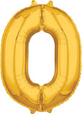 Anagram Number Balloon - Gold 26“