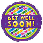 CTI Balloons- Get Well Foil Balloon