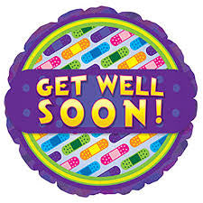 CTI Balloons- Get Well Foil Balloon