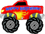 Betallic Monster Truck Supershape Foil Balloon- Birthday 40“
