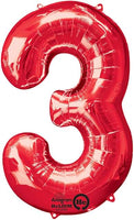 Anagram Red Number Balloon 34“