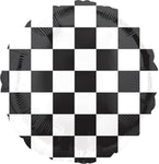 Anagram 17“ Round Foil Balloon- checkerboard