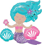 Anagram Air-filled Balloon Decoration- Mermaid