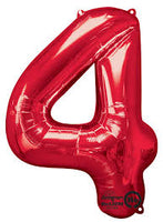 Anagram Red Number Balloon 34“