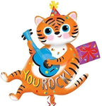 Anagram SuperShape Foil Balloon- You Rock Cat with Guitar