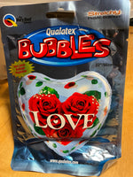Love Heart Bubbles Balloon