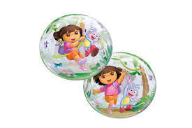 Qualatex Bubbles Balloon- Dora the Explorer