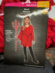 Kids red devil costume