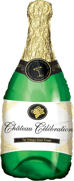 39" Champagne Bottle SuperShape Balloon