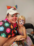 Dotsy The Clown Most Popular Party Package (Magic, Balloons, Face Painting or Tattoos)