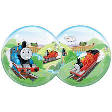 Qualatex Bubbles Balloon- Thomas the train