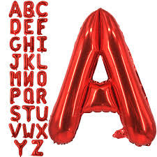 Letter Balloons- Red 36“