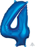 Number Balloon- blue 34”