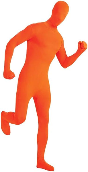 Orange spandex suit adult extra large 2nd Skin morphsuit – Dotsy's