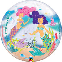 Qualatex Bubbles Balloon- Mermaid Happy Birthday