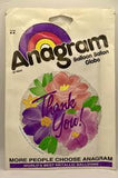 Anagram Round Foil Balloon- Thank You