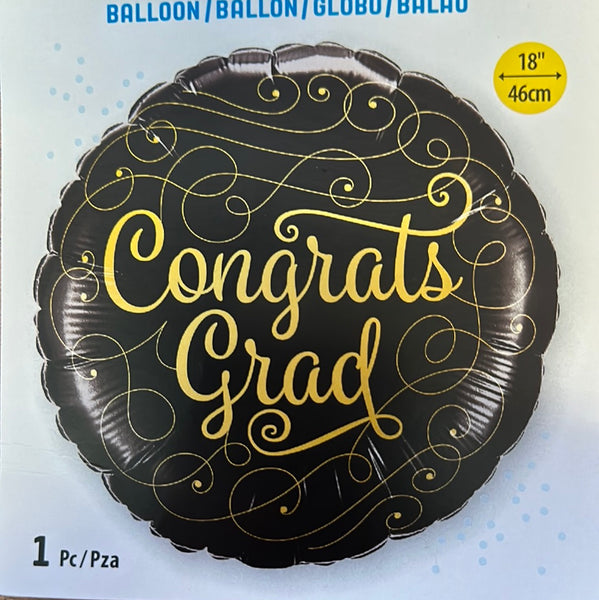 Congrats Grad 18” Foil Balloon
