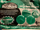 Qualatex 15“ Bubbles Balloon 4 Pack- solid colour