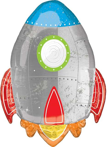 Anagram SuperShape Foil Balloon- Rocket 26“