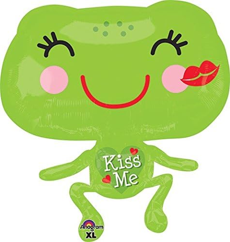 Frog Character Foil Balloon- Kiss me