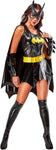 Sexy Deluxe Batgirl Adult Costume,Black,X-Small