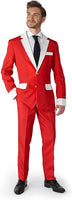Suitmeister Christmas Suits for Men in Different Prints – Ugly Xmas Sweater Costumes Include Jacket Pants & Tie