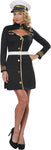 Navy Captain Adult Costume (Black), Medium