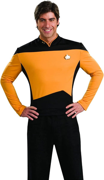 Star Trek the Next Generation Deluxe Gold Shirt, Small