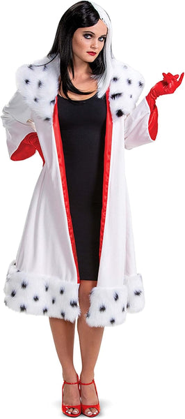 Disguise 101 Dalmatians Animated Womens Cruella Jacket Deluxe