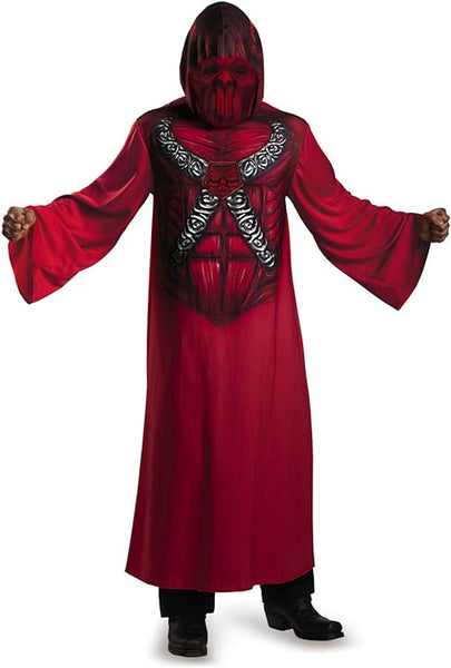 Disguise Men's Devil Hooded Print Robe Costume