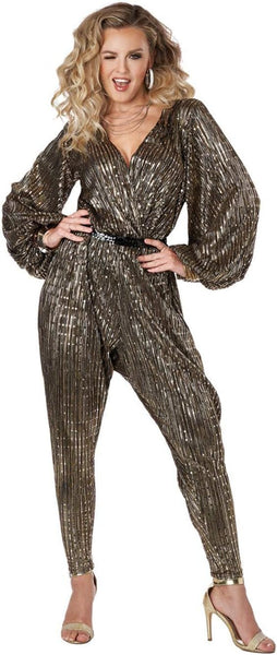 California Costumes womens Gold Disco Queen/Adult, Gold large