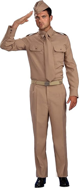 Men's Combat Heroes Ww2 Private Soldier Costume
