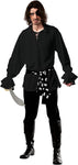 Pirate Shirt (adult) black puffy shirt