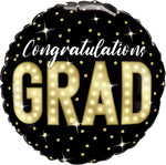Qualatex Congratulation Grad Round Foil Balloon
