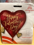 Heart Supershape Foil Balloon