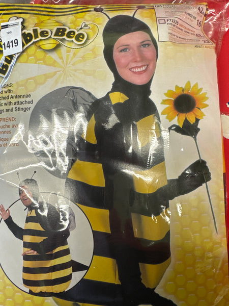 Adult XL bumblebee costume.