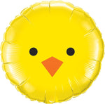 Round Chick Head Foil Balloon
