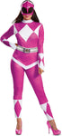 Women's Power Rangers Pink Ranger Costume Cosplay Suit & Mask